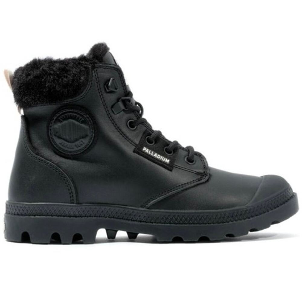NWOB Women’s Palladium Pampa Hi Snow Warm Boots in Black SZ 8.5